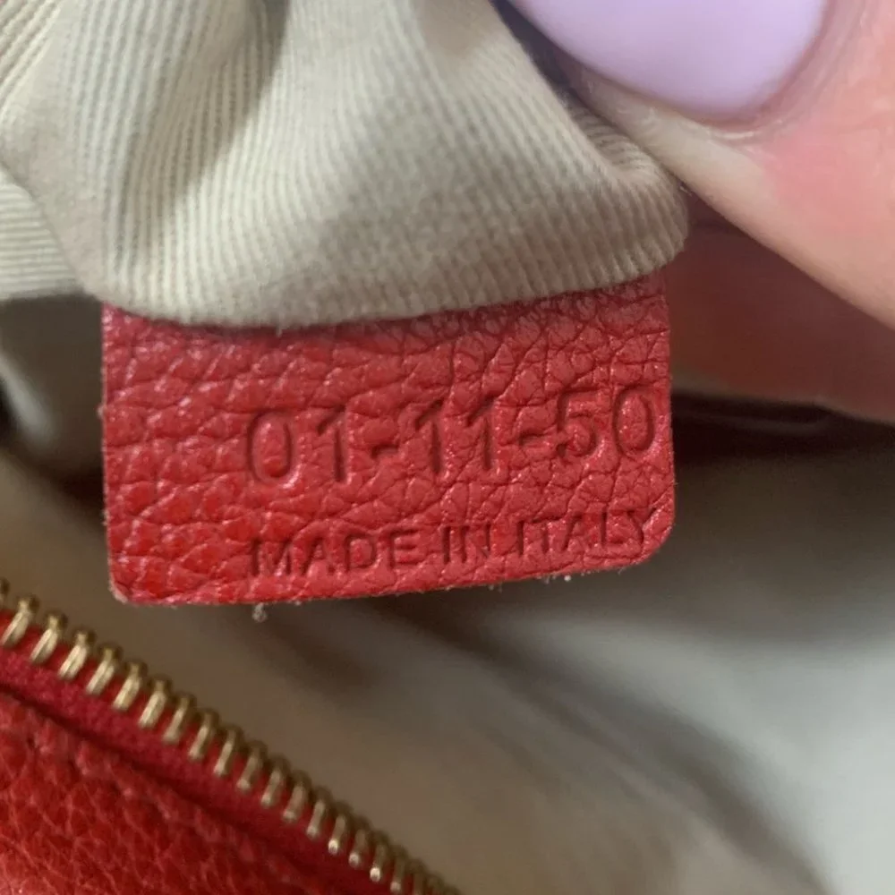 Chloé Paraty Shoulder Red Leather Bag